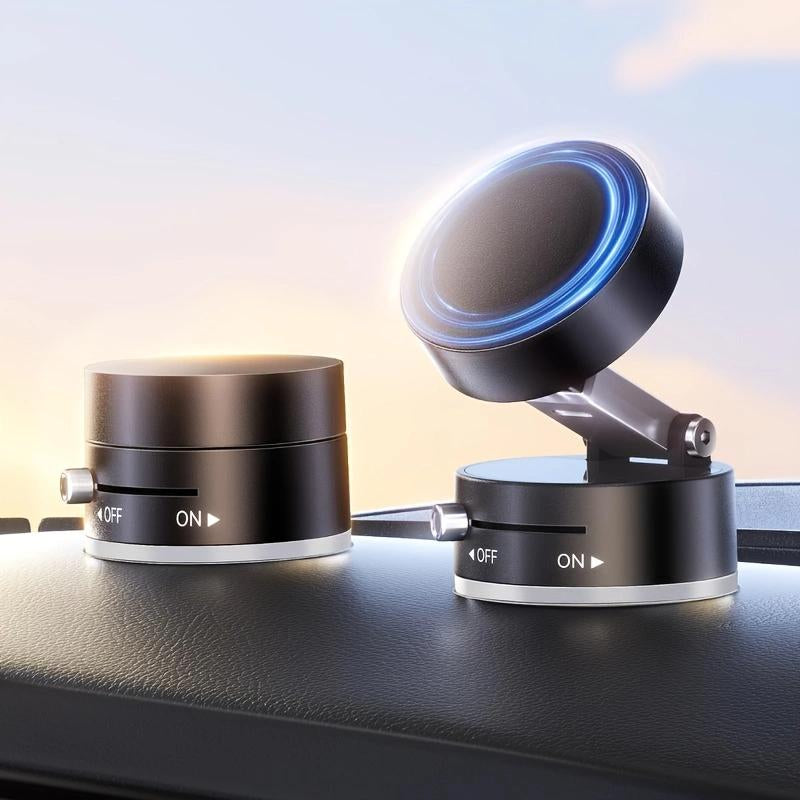 Mother'S Day Gift Magnetic Phone Car Holder, Suction Cupholder, Manual Magnetic Vacuum Adsorptionmobile Phone Holder Smartphone Cellphonemount Stand Rotating